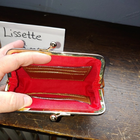 NWT Florentine Large Framed Purse in Natural - Picture 5 of 6